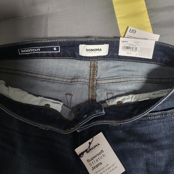 Sonoma Bootcut Jeans Size 6 - NEW - Picture 9 of 9